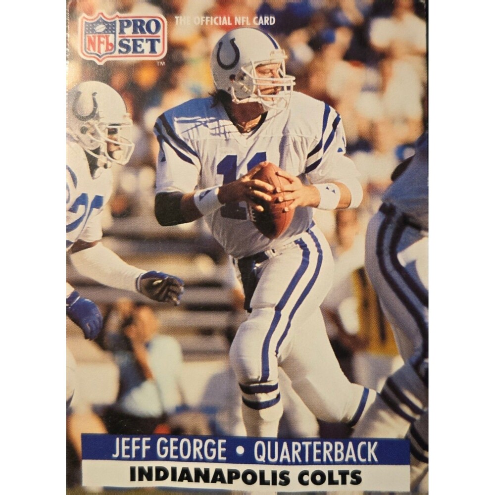 1991 Pro Set Jeff George #177 Indianapolis Colts NFL Football Card